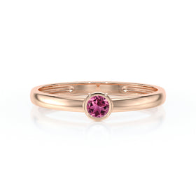 Solitaire tourmaline Nuit de Noces - 1