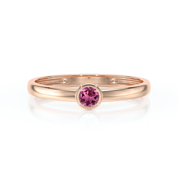 Solitaire tourmaline Nuit de Noces - 1