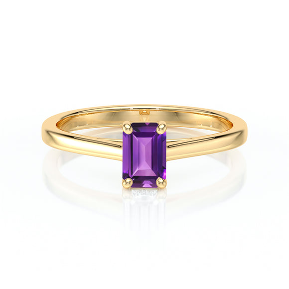 Solitaire améthyste Une Promesse – 3