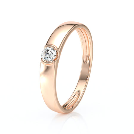 Solitaire diamant Amour de Minuit - 2