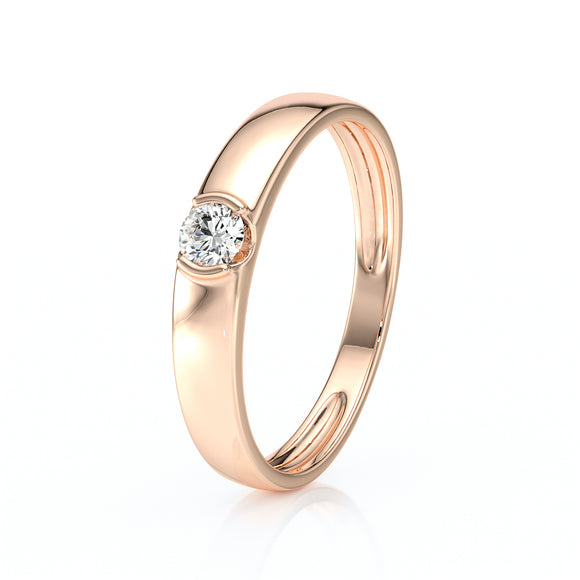 Solitaire diamant Amour de Minuit - 2