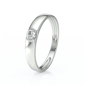 Solitaire diamant Amour de Minuit - 2