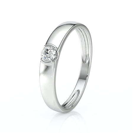 Solitaire diamant Amour de Minuit - 2