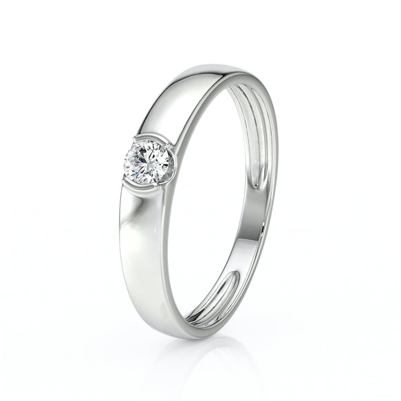 Solitaire diamant Amour de Minuit - 2