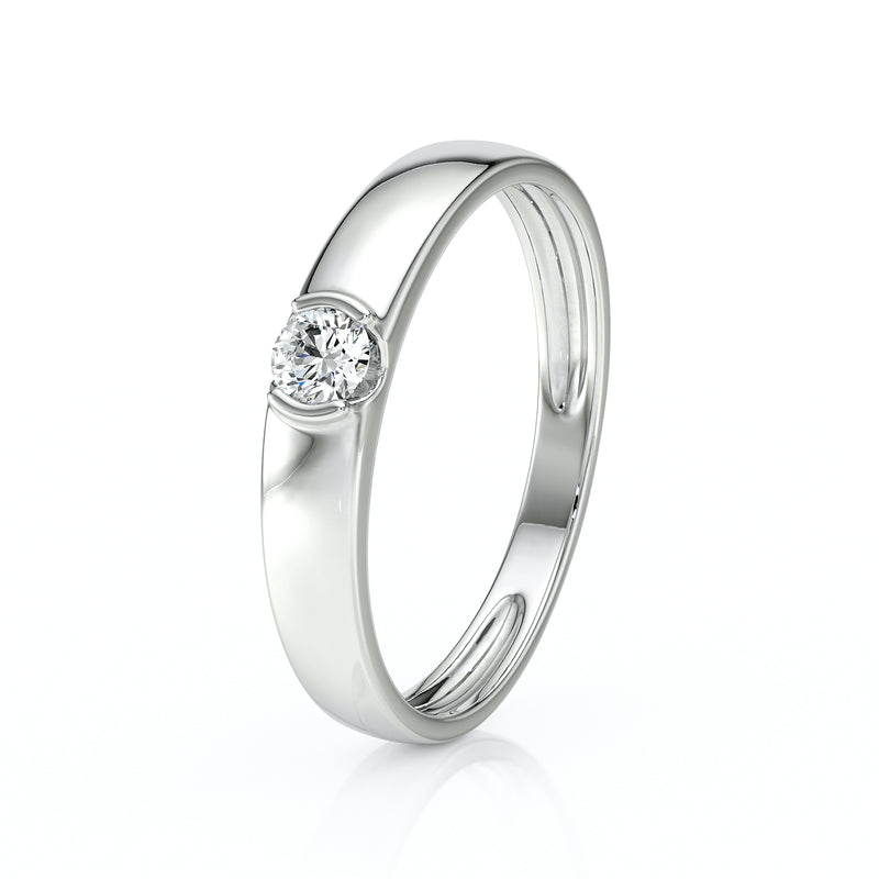 Solitaire diamant Amour de Minuit - 2