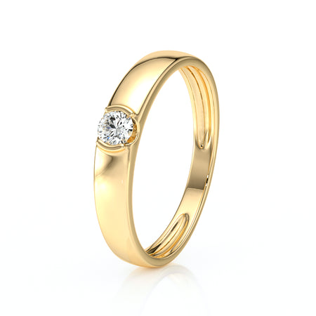 Solitaire diamant Amour de Minuit - 2