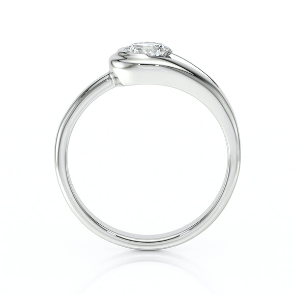 Solitaire diamant Amour de Minuit - 3