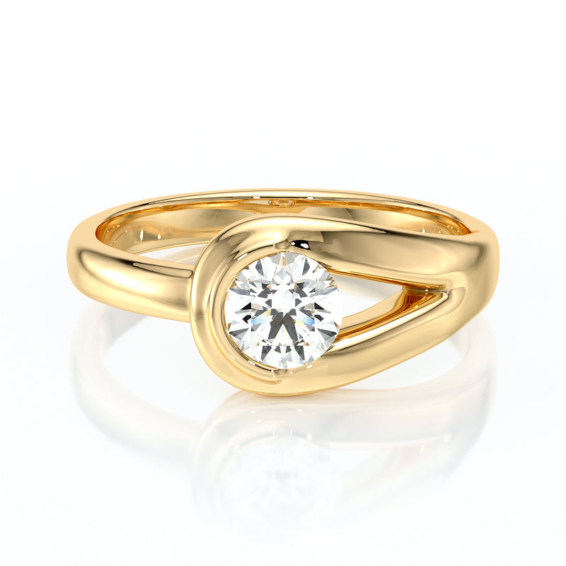 Solitaire diamant Amour de Minuit - 3