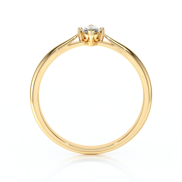 Solitaire diamant Clair de Lune - 1