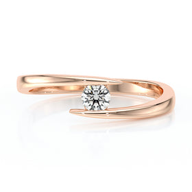 Solitaire diamant Etincelle d’Amour - 1