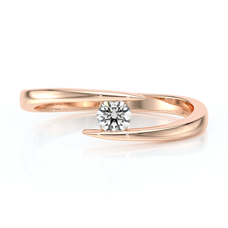 Solitaire diamant Etincelle d’Amour - 1