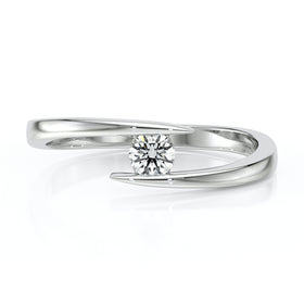 Solitaire diamant Etincelle d’Amour - 1