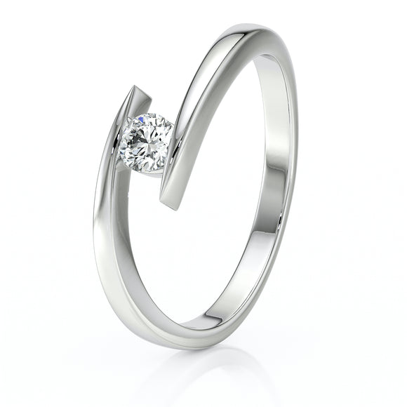 Solitaire diamant Etincelle d’Amour - 1
