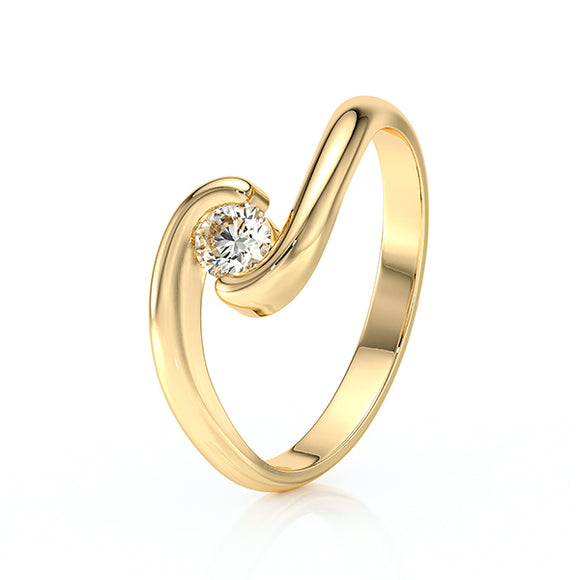 Solitaire diamant Etincelle d’Amour - 3