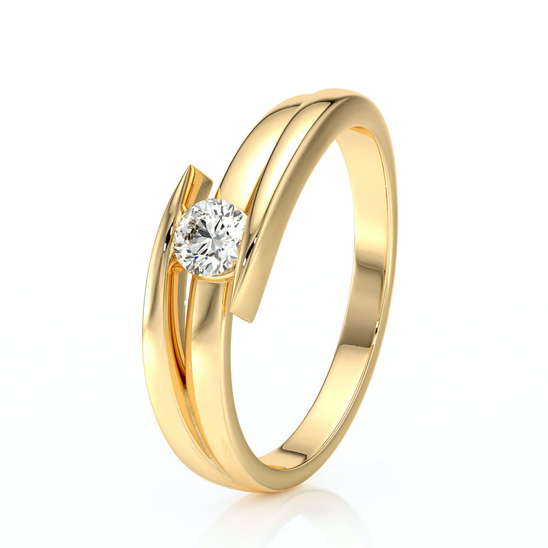 Solitaire saphir Etincelle d’Amour - 4