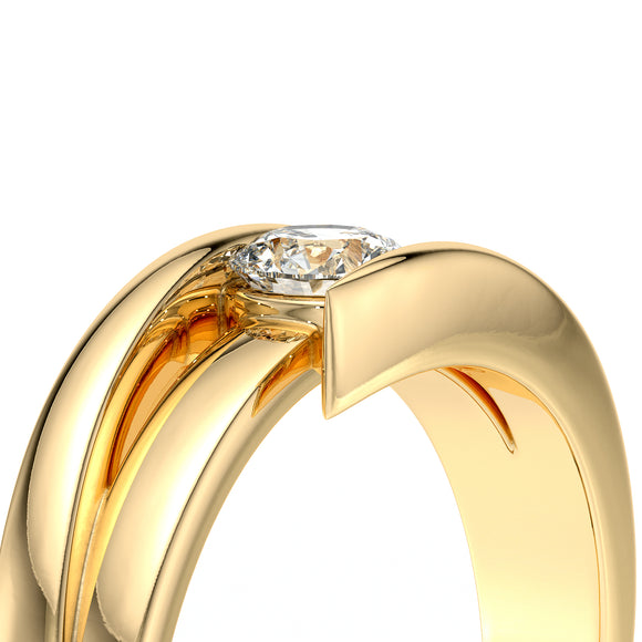 Solitaire diamant Etincelle d’Amour - 4