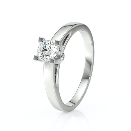 Solitaire diamant Lune de Miel - 10