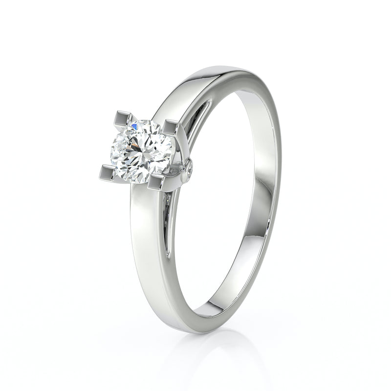 Solitaire diamant Lune de Miel - 10