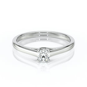 Solitaire diamant Lune de Miel - 12