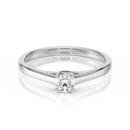 Solitaire diamant Lune de Miel - 12