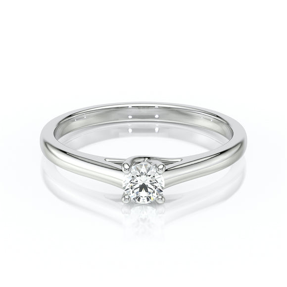 Solitaire diamant Lune de Miel - 12