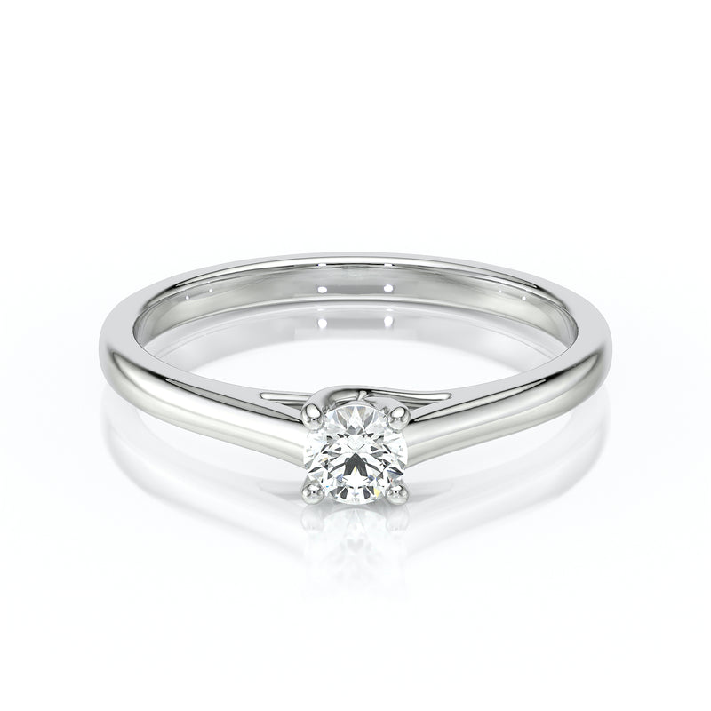 Solitaire diamant Lune de Miel - 12