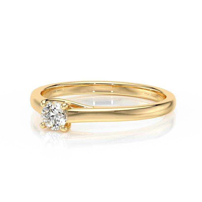 Solitaire saphir Lune de Miel - 12