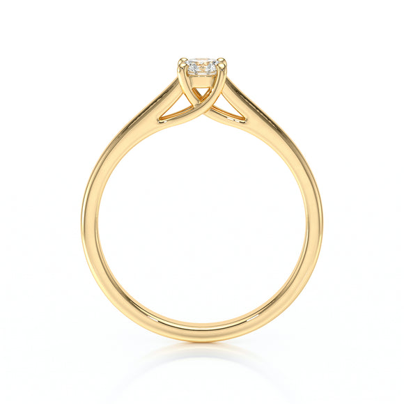 Solitaire diamant Lune de Miel - 12