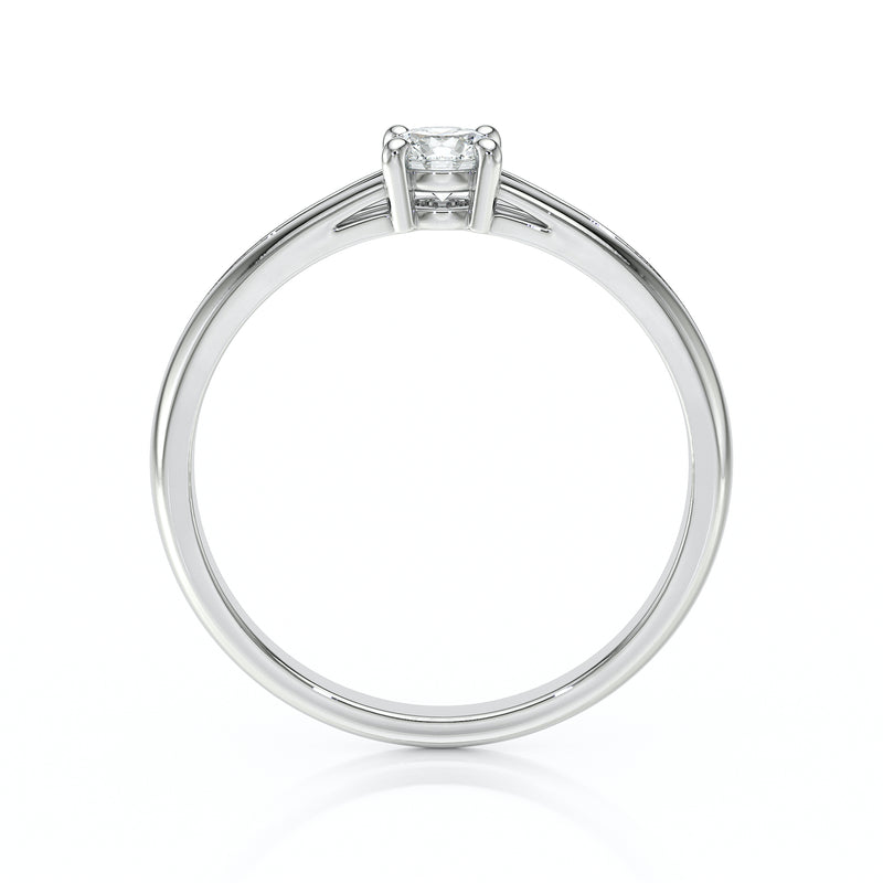 Solitaire diamant Lune de Miel - 14