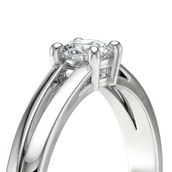 Solitaire saphir Lune de Miel - 14