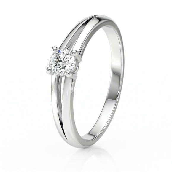 Solitaire saphir Lune de Miel - 14