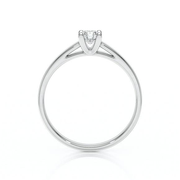 Solitaire diamant noir Lune de Miel – 1