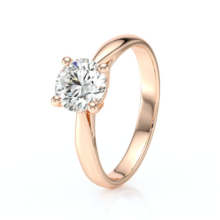 Solitaire diamant Lune de Miel - 1 carat