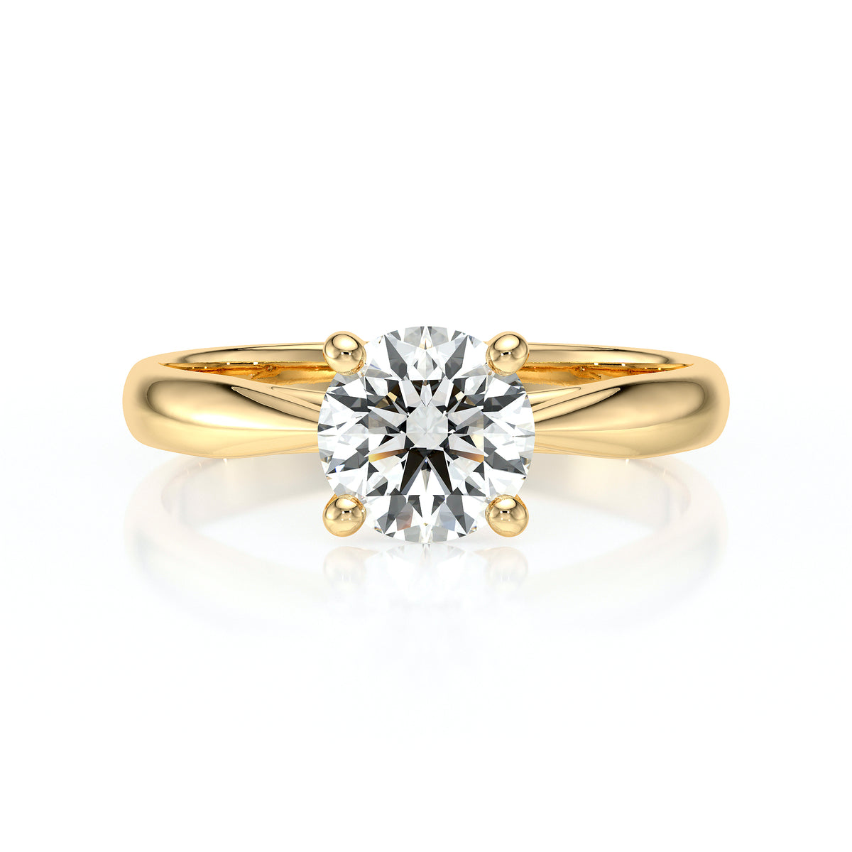 Solitaire diamant Lune de Miel carat – Atelier du diamant