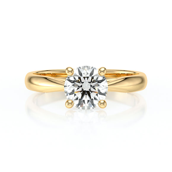 Solitaire diamant Lune de Miel - 1 carat