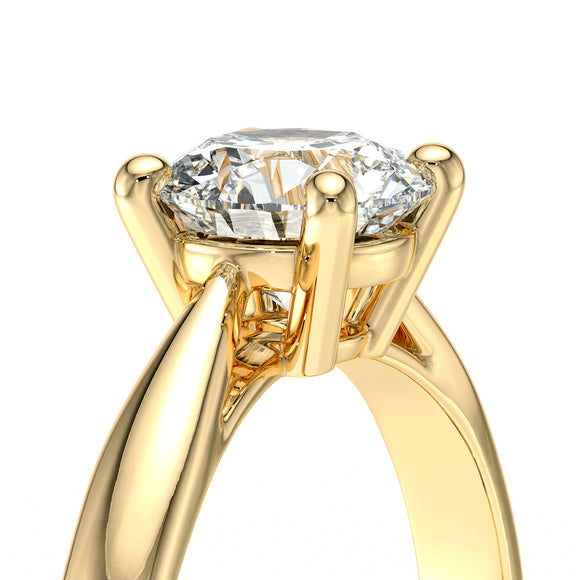 Solitaire diamant Lune de Miel - 1 carat