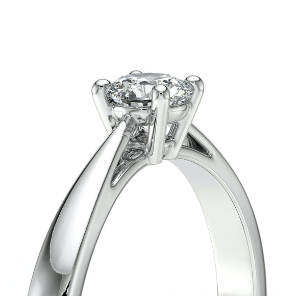 Solitaire diamant noir Lune de Miel – 2