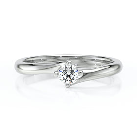 Solitaire diamant Lune de Miel - 3
