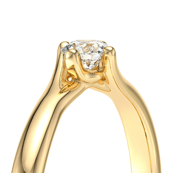 Solitaire diamant Lune de Miel - 3