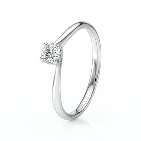 Solitaire diamant Mon Cœur - 1