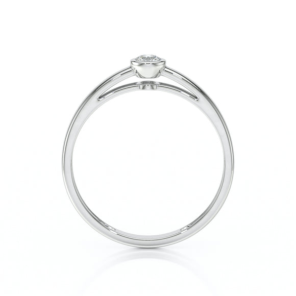 Solitaire diamant noir Nuit de Noces - 1