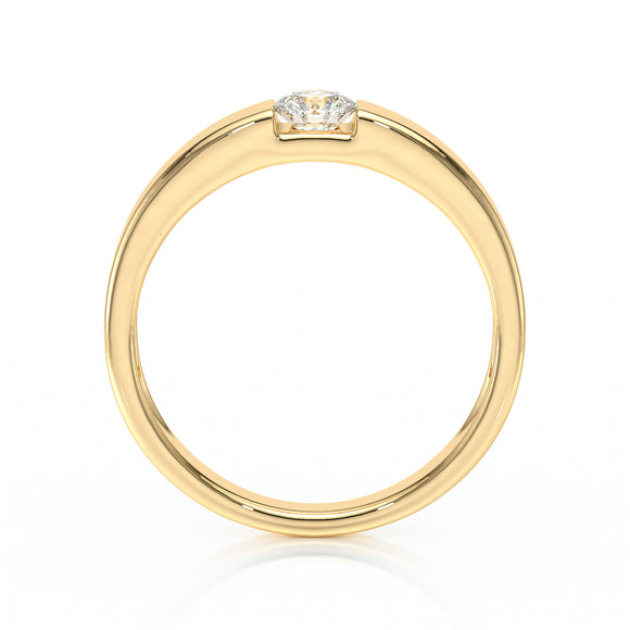 Solitaire saphir vert Pour Toujours - 3