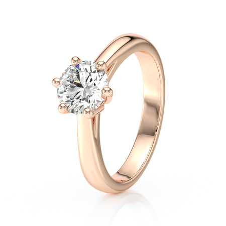 Solitaire diamant Premier Amour - 1 carat