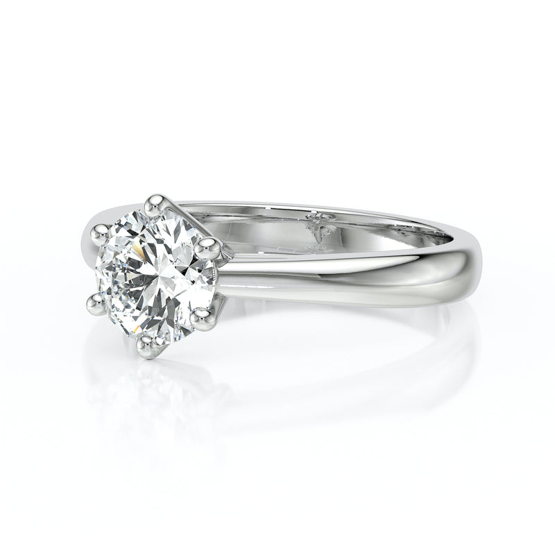 Solitaire diamant Premier Amour - 1 carat