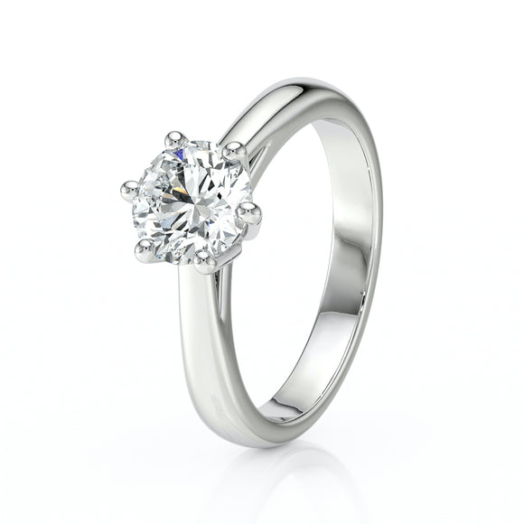 Solitaire diamant Premier Amour - 1 carat