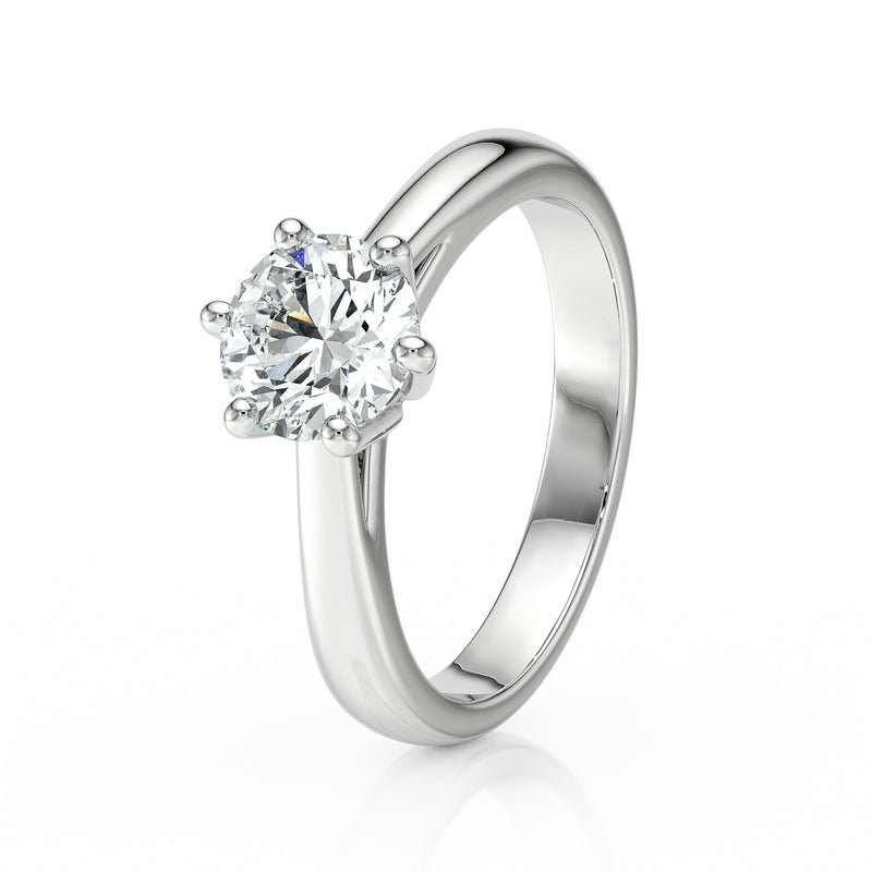 Solitaire diamant Premier Amour - 1 carat