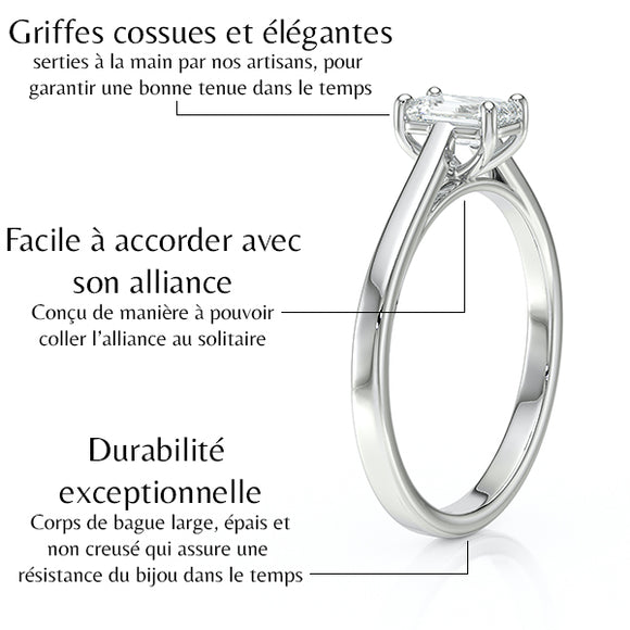 Solitaire saphir Une Promesse – 3