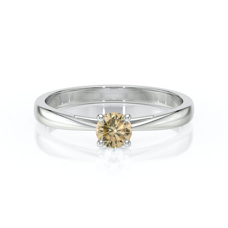 Solitaire diamant cognac Lune de Miel – 2