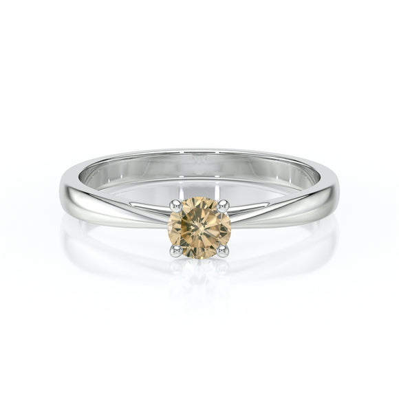 Solitaire diamant cognac Lune de Miel – 2