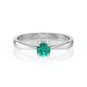 Solitaire émeraude Lune de Miel – 2
